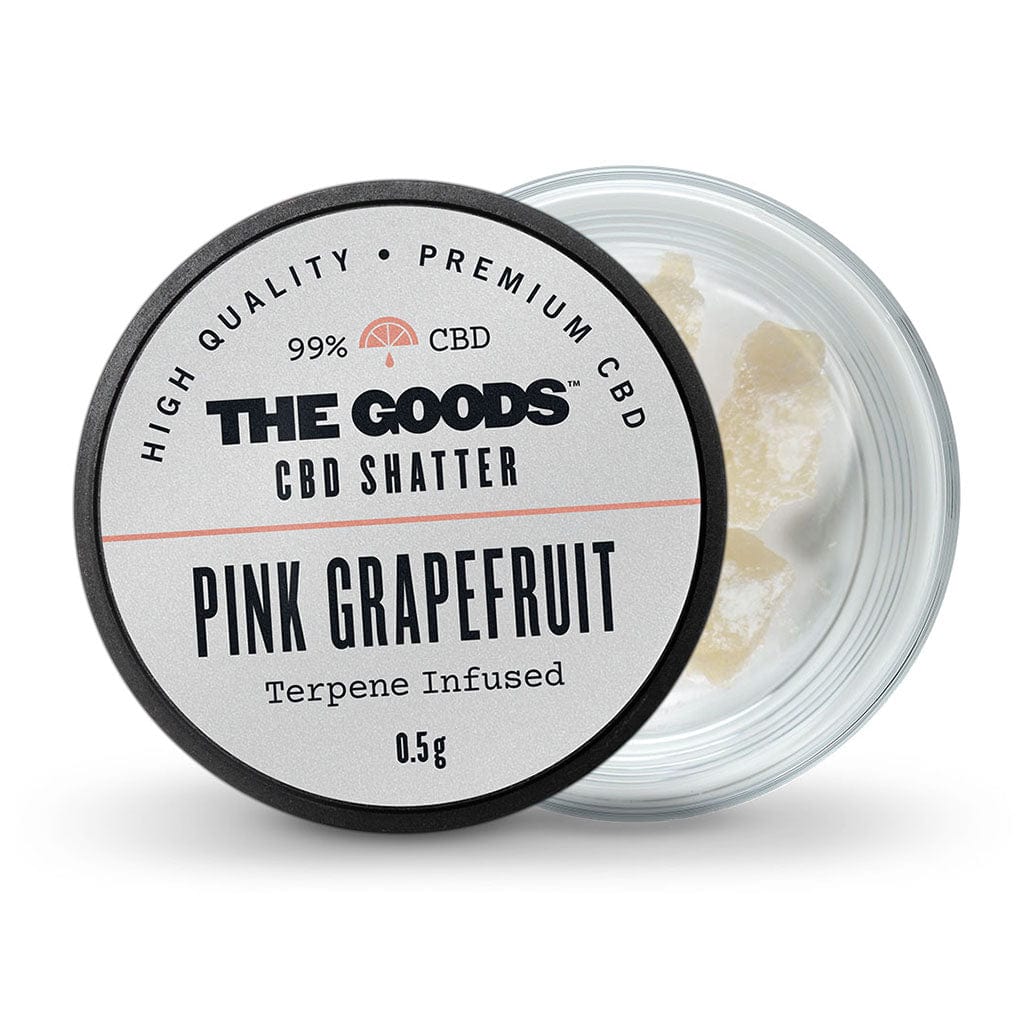 PINK GRAPEFRUIT CBD ISOLATE SHATTER