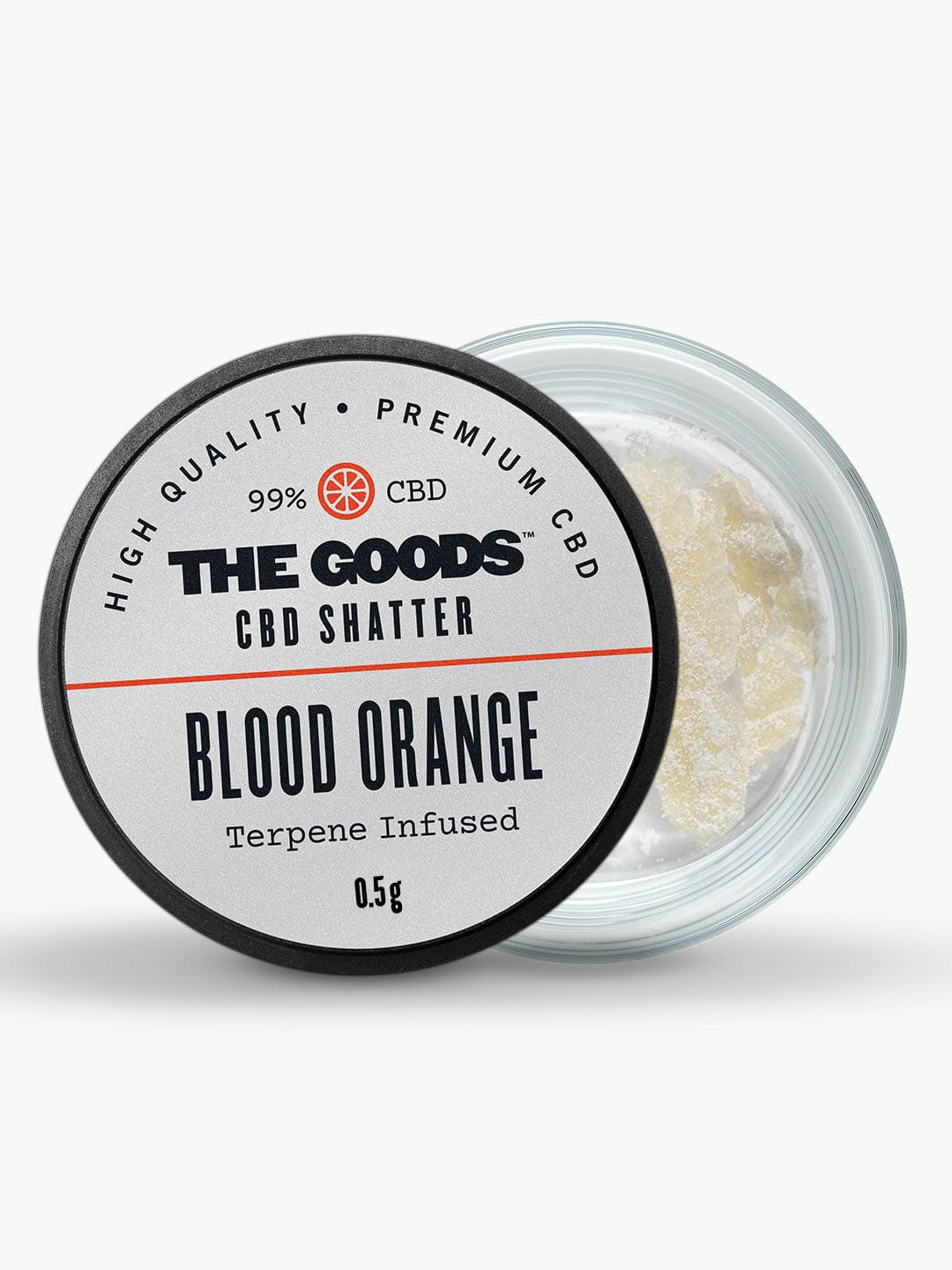 BLOOD ORANGE CBD ISOLATE SHATTER UK