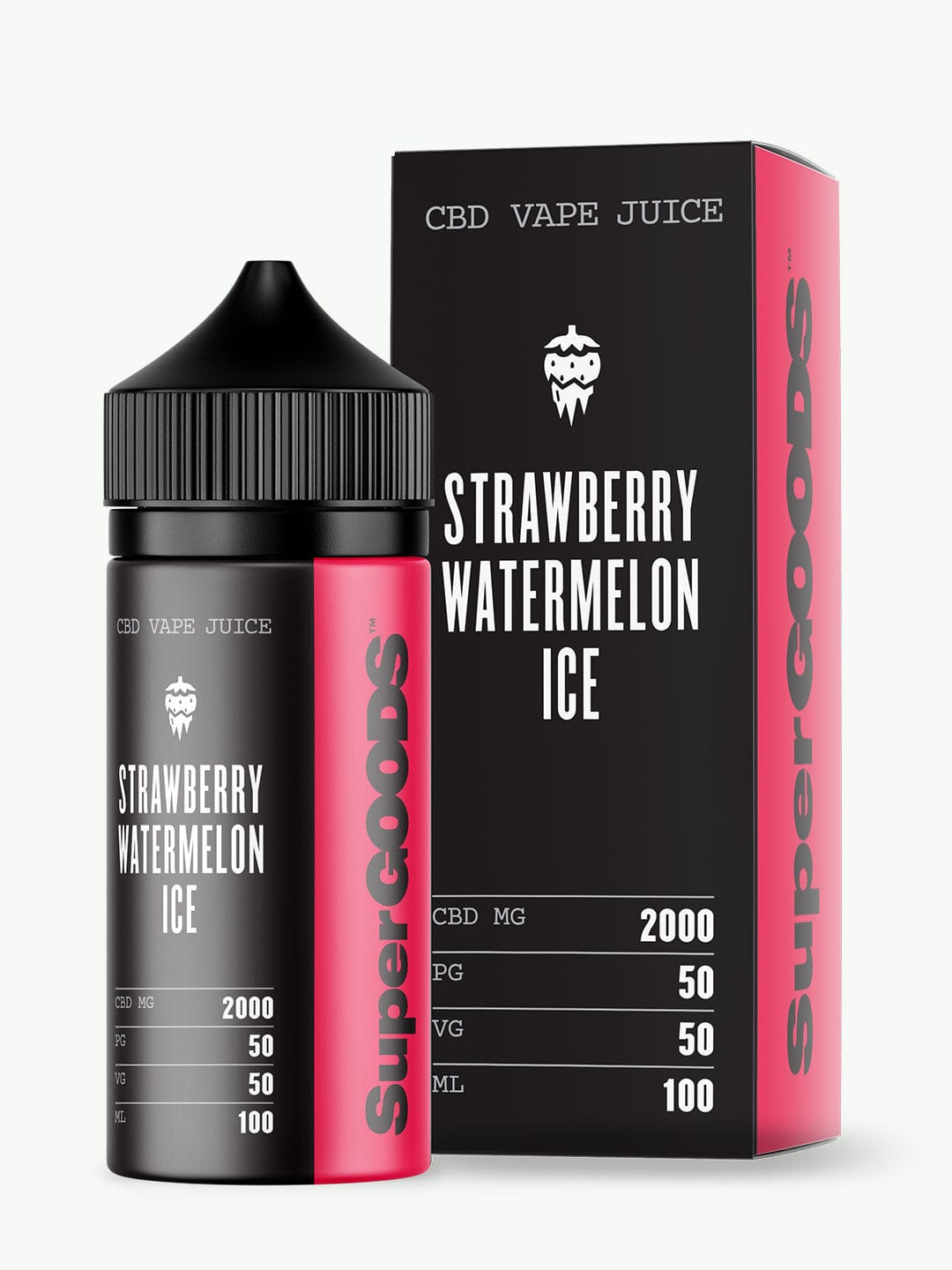 Strawberry Watermelon Ice CBD Vape Oil | Super Goods | 2000mg - The Goods CBD Strawberry Watermelon Ice CBD Vape Oil | Super Goods | 2000mg - The Goods CBD