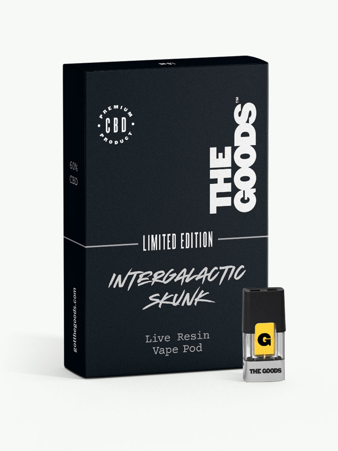 Intergalactic Skunk Live Resin CBD Vape Pod | 60% CBD | SPECIAL EDITION