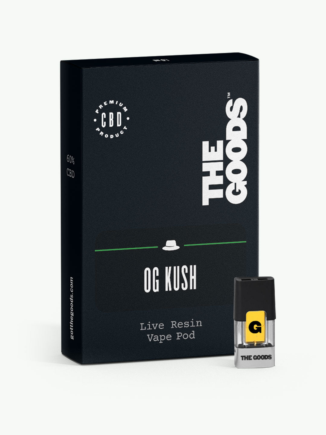 OG Kush Live Resin CBD Vape Pod | 60% CBD