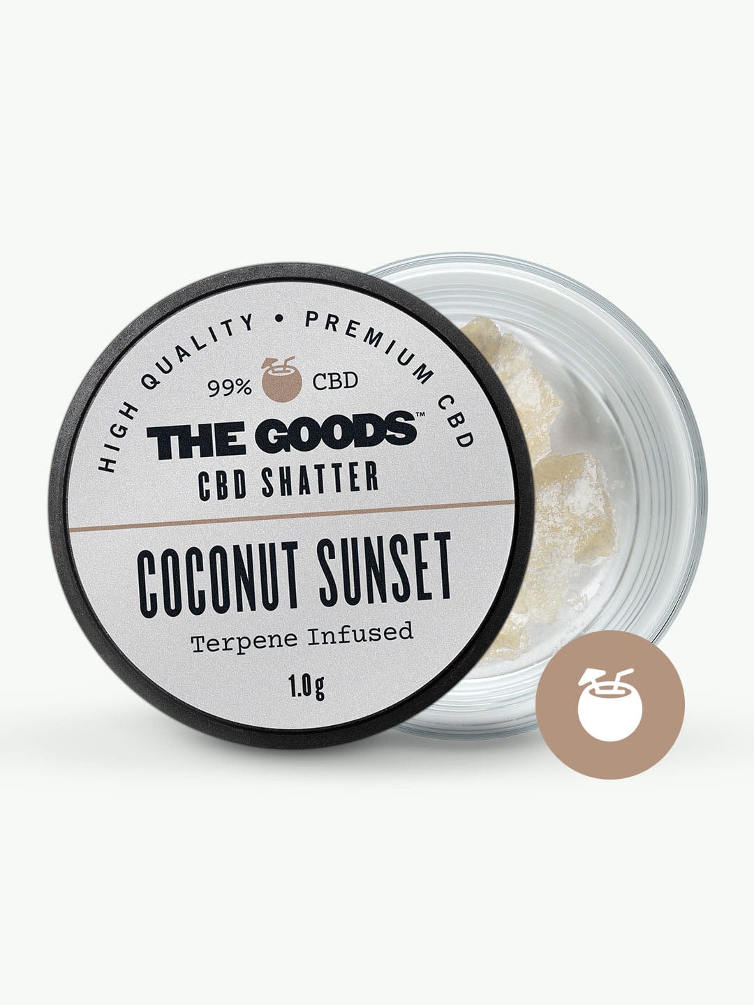 COCONUT CBD ISOLATE SHATTER UK