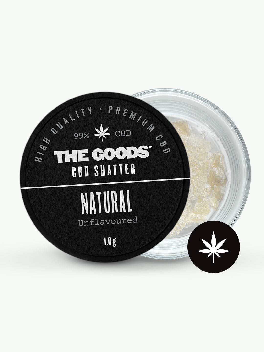 NATURAL CBD ISOLATE SHATTER UK
