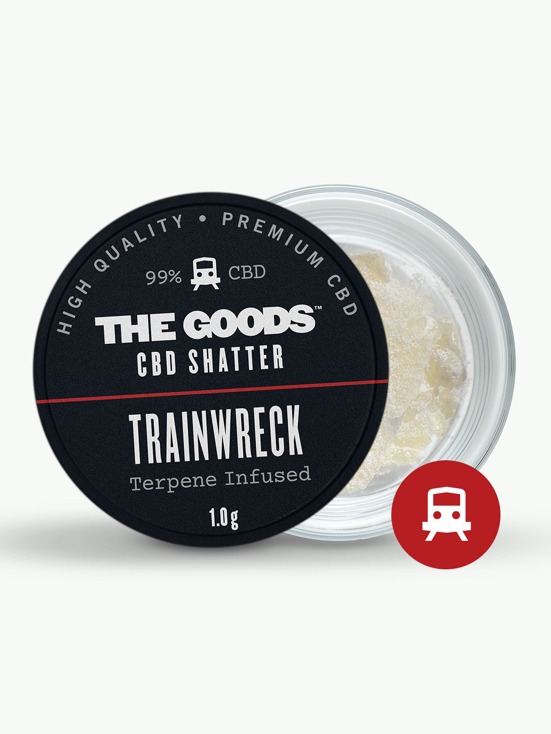 TRAINWRECK CBD ISOLATE SHATTER UK